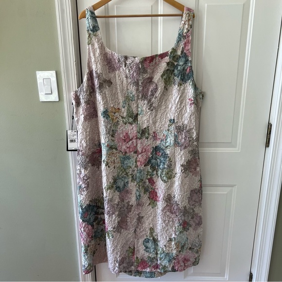 ADRIANNA PAPPEL Plus Size Floral Ruched Formal Dress Size 30W NWT - Picture 7 of 16